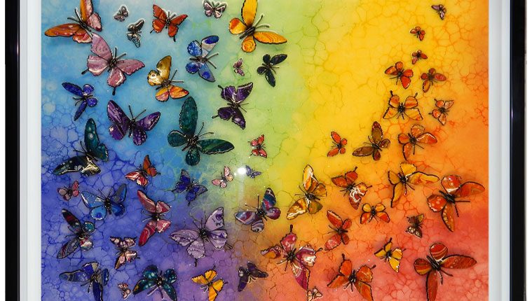 butterfly rainbow
