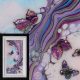 pink lilac blue butterfly framed art gallery