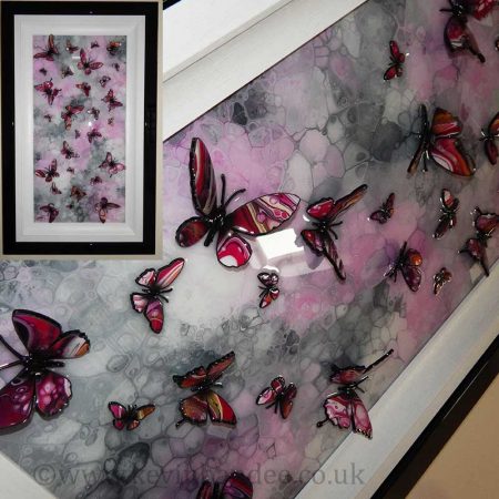 pink multi butterfly piece gallery view